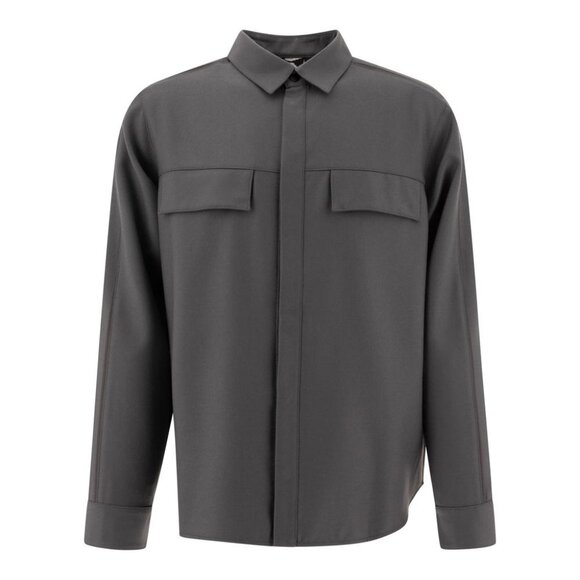 Gr10K Flanel Piping Overshirt Tag Size M Men - Picture 1 of 4